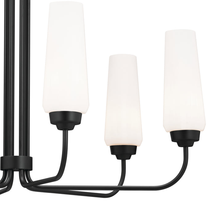 Kichler Canada - 52480BK - Six Light Chandelier - Truby - Black