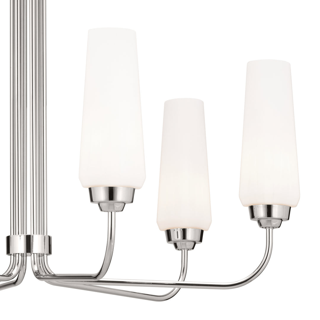 Kichler Canada - 52480PN - Six Light Chandelier - Truby - Polished Nickel