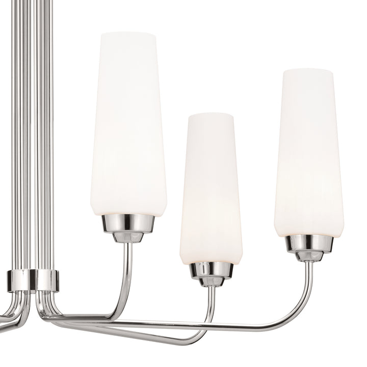 Kichler Canada - 52480PN - Six Light Chandelier - Truby - Polished Nickel