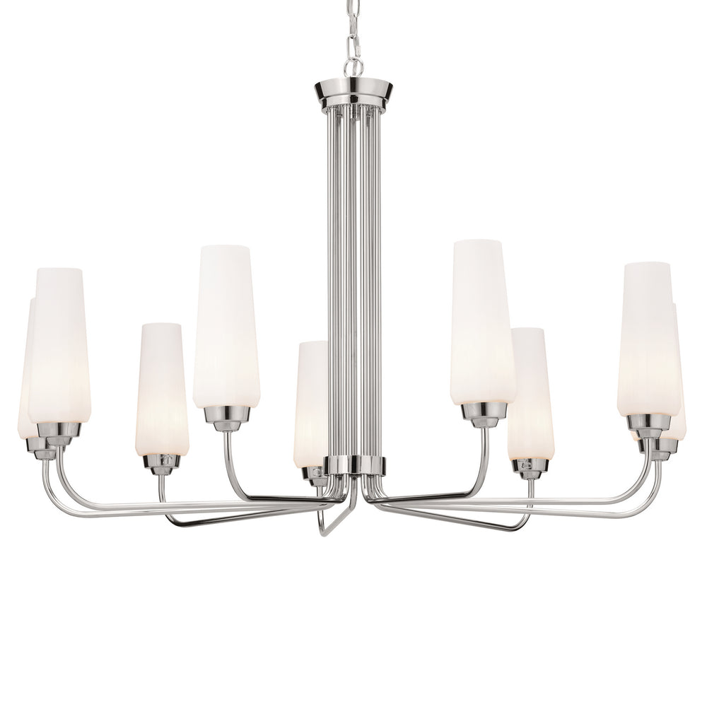 Kichler Canada - 52481PN - Nine Light Chandelier - Truby - Polished Nickel