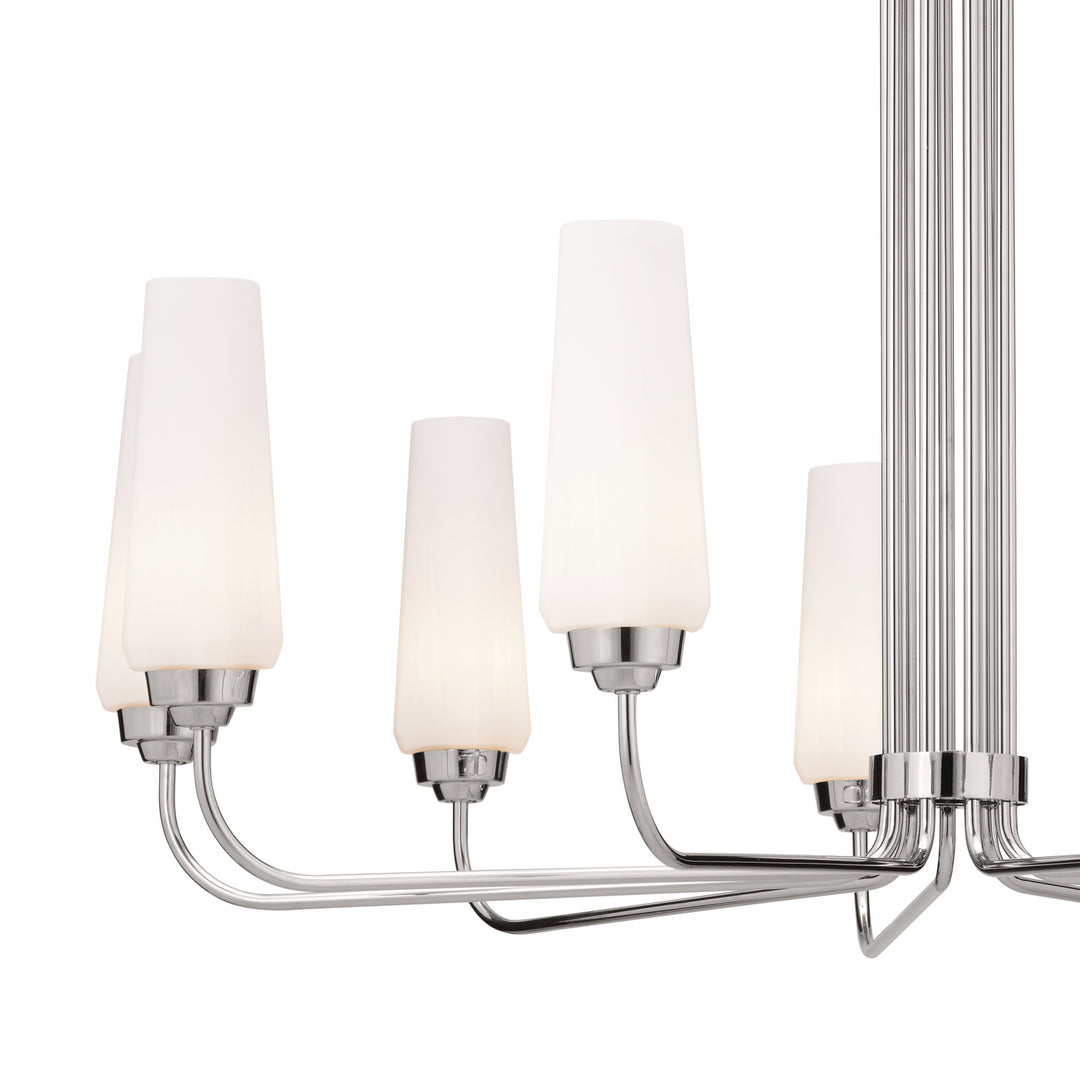 Kichler Canada - 52481PN - Nine Light Chandelier - Truby - Polished Nickel