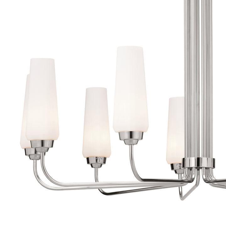 Kichler Canada - 52481PN - Nine Light Chandelier - Truby - Polished Nickel
