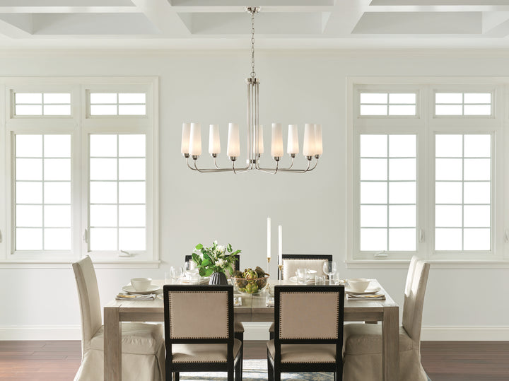 Kichler Canada - 52481PN - Nine Light Chandelier - Truby - Polished Nickel