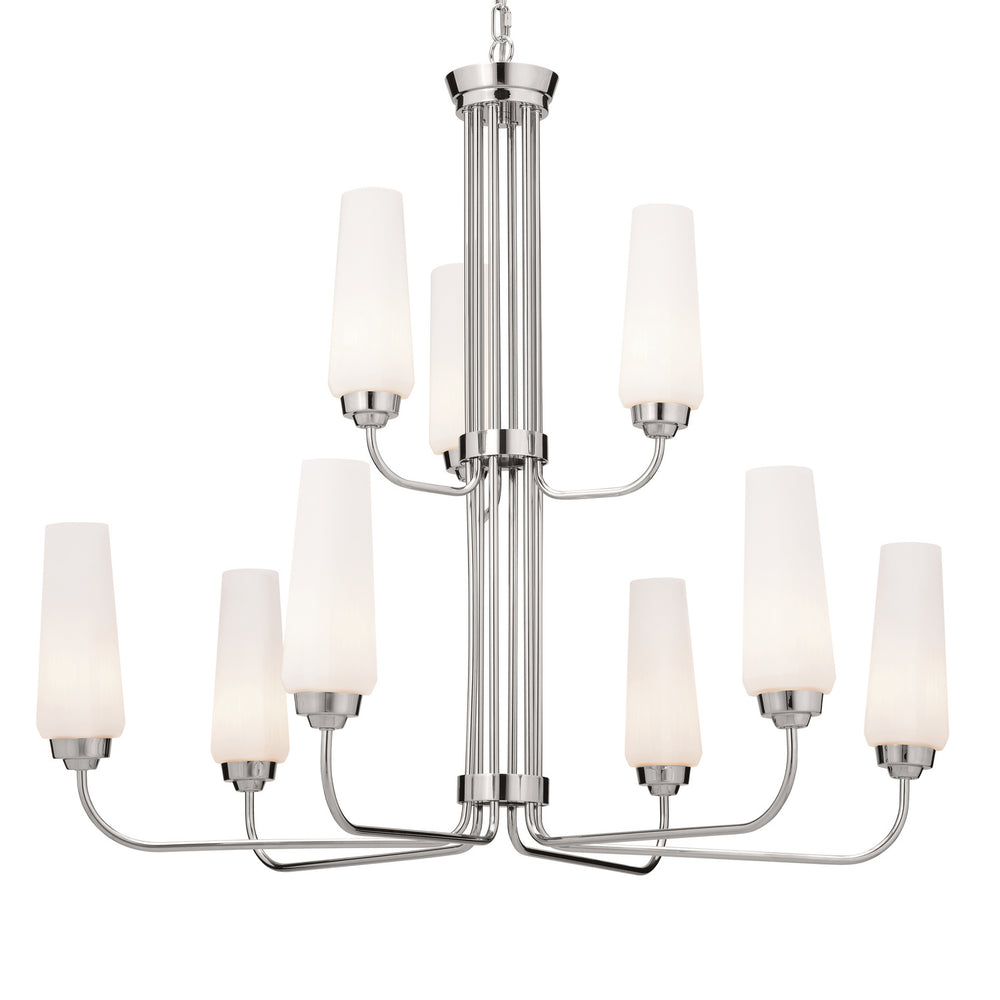 Kichler Canada - 52482PN - Nine Light Chandelier - Truby - Polished Nickel