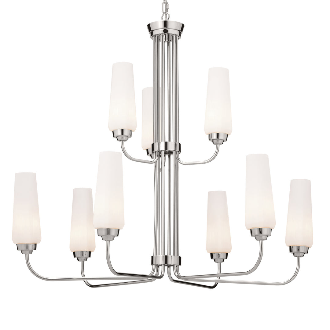 Kichler Canada - 52482PN - Nine Light Chandelier - Truby - Polished Nickel