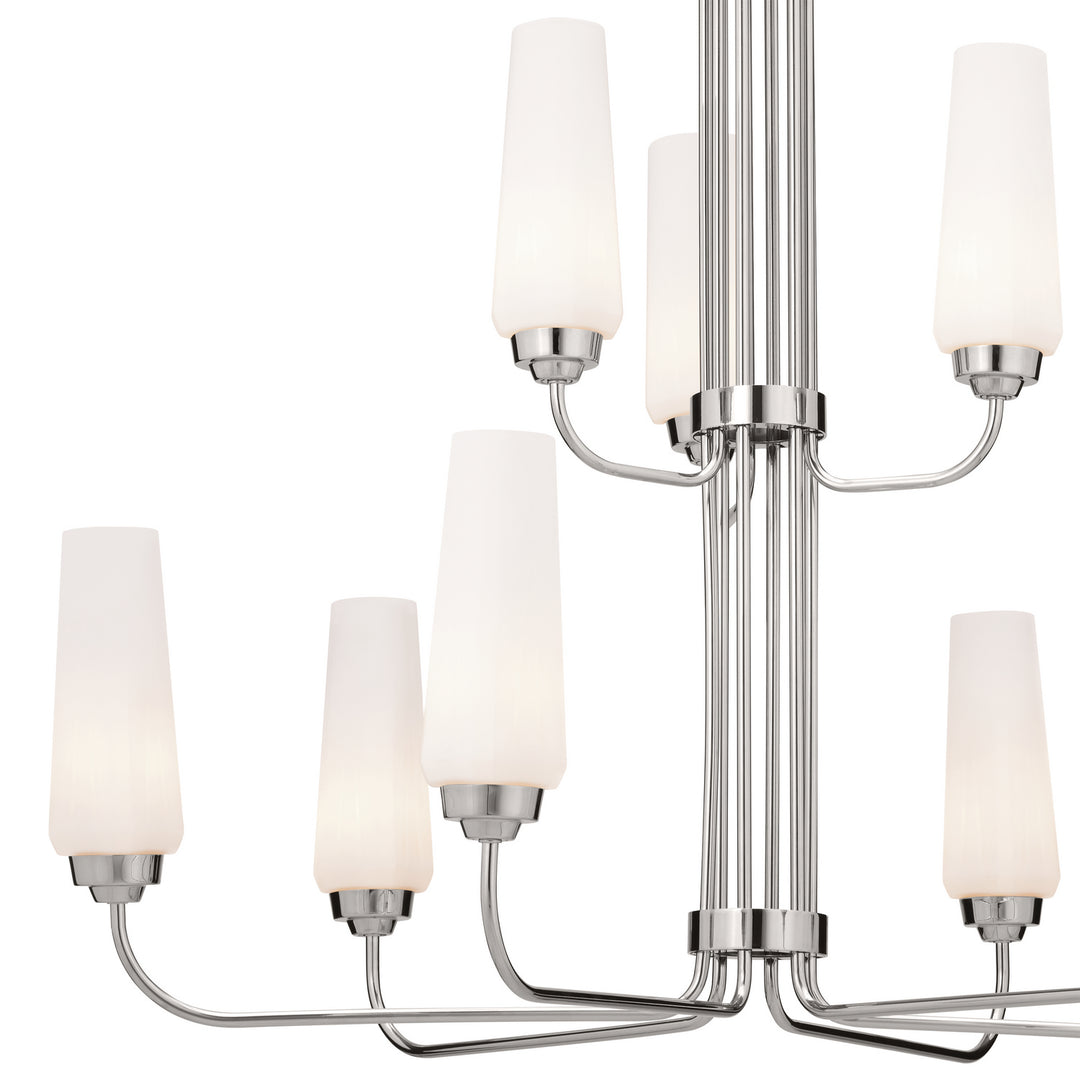 Kichler Canada - 52482PN - Nine Light Chandelier - Truby - Polished Nickel