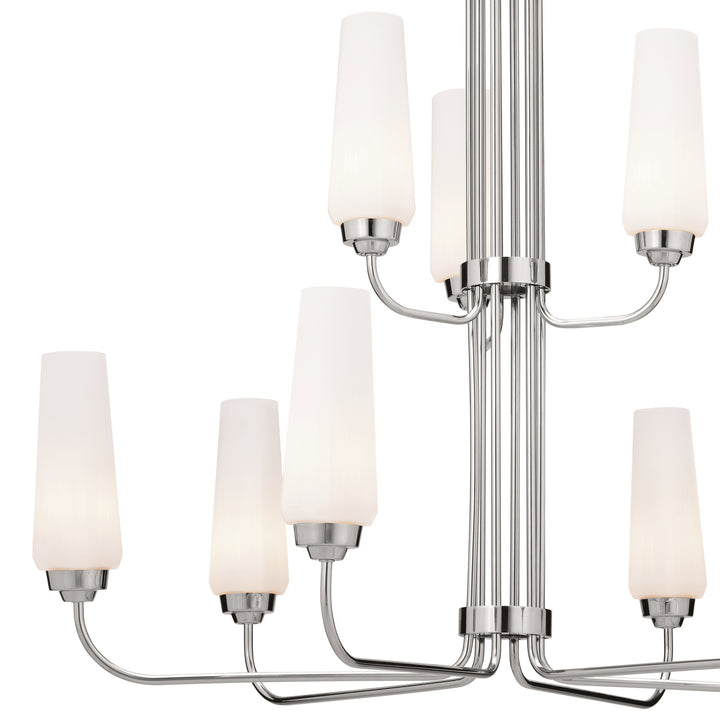 Kichler Canada - 52482PN - Nine Light Chandelier - Truby - Polished Nickel
