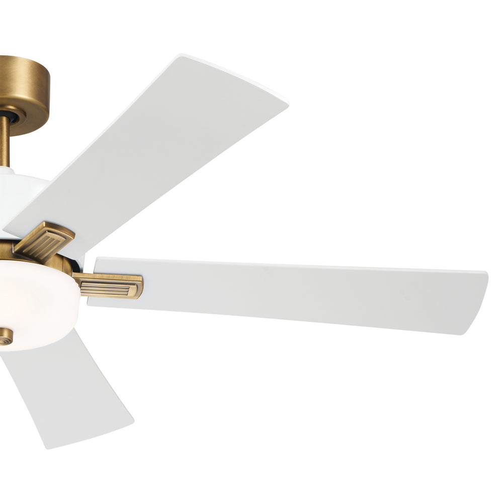 Kichler Canada - 300395WH - 56"Ceiling Fan - Icon - Brushed Natural Brass