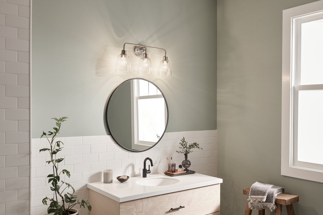 Kichler Canada - 55102NI - Three Light Bath - Meller - Nickel Textured