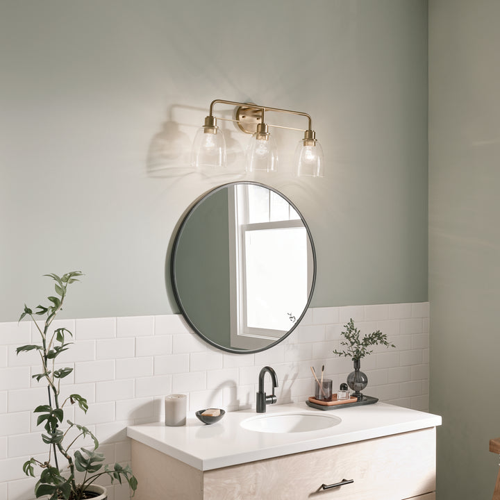 Kichler Canada - 55102CPZ - Three Light Bath - Meller - Champagne Bronze