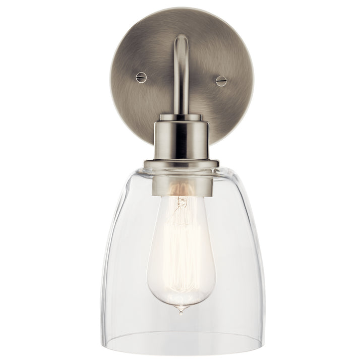 Kichler Canada - 55100NI - One Light Wall Sconce - Meller - Nickel Textured