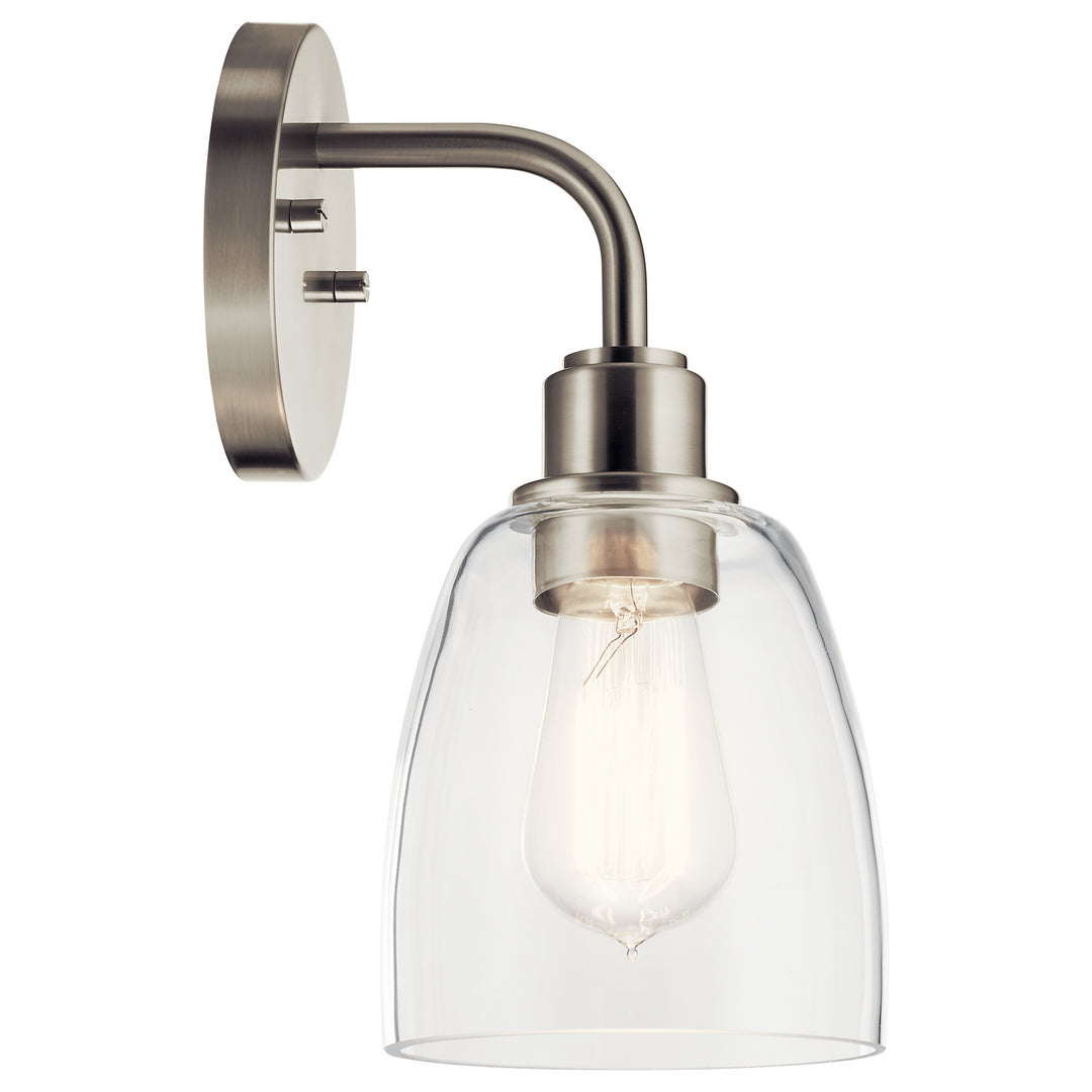 Kichler Canada - 55100NI - One Light Wall Sconce - Meller - Nickel Textured