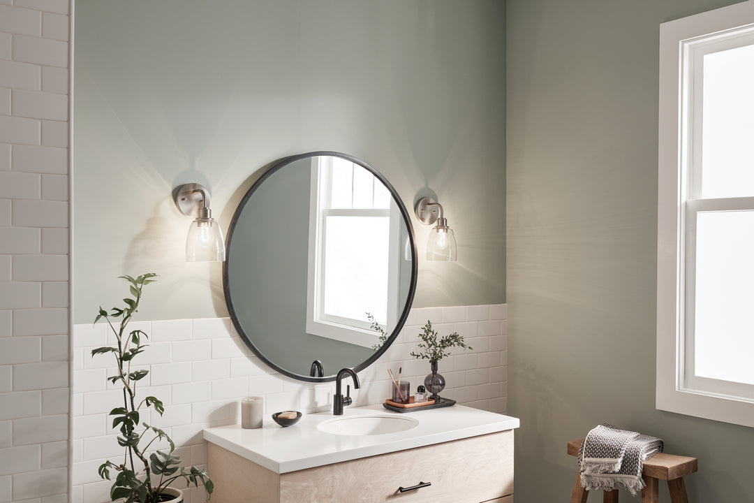 Kichler Canada - 55100NI - One Light Wall Sconce - Meller - Nickel Textured