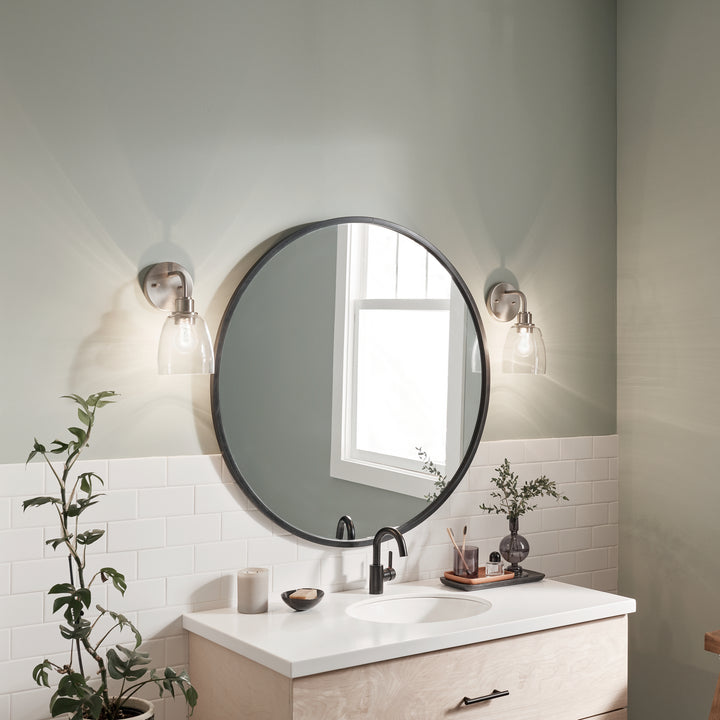 Kichler Canada - 55100NI - One Light Wall Sconce - Meller - Nickel Textured