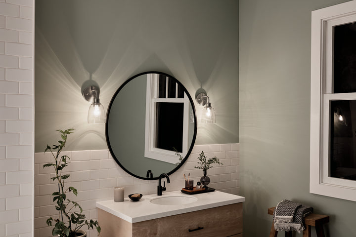 Kichler Canada - 55100NI - One Light Wall Sconce - Meller - Nickel Textured