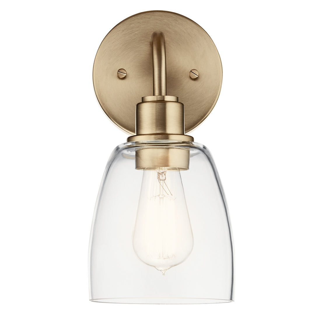 Kichler Canada - 55100CPZ - One Light Wall Sconce - Meller - Champagne Bronze