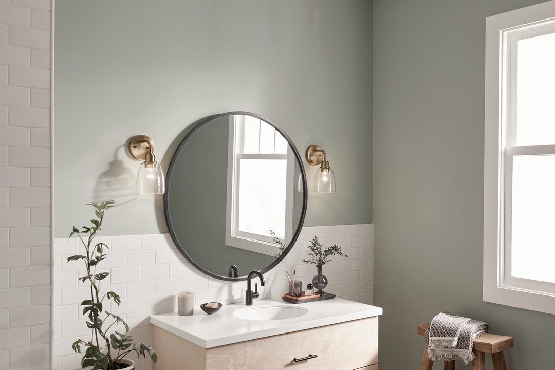 Kichler Canada - 55100CPZ - One Light Wall Sconce - Meller - Champagne Bronze