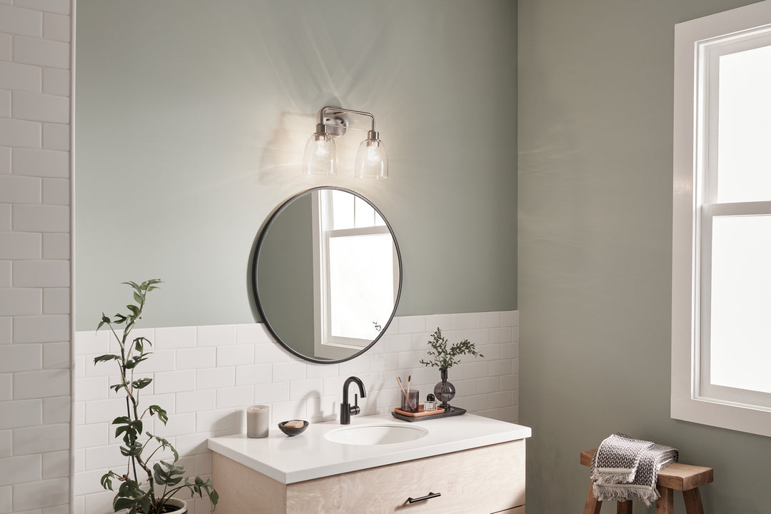 Kichler Canada - 55101NI - Two Light Bath - Meller - Nickel Textured