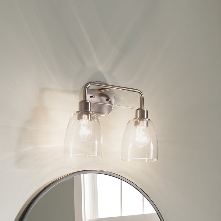 Kichler Canada - 55101NI - Two Light Bath - Meller - Nickel Textured