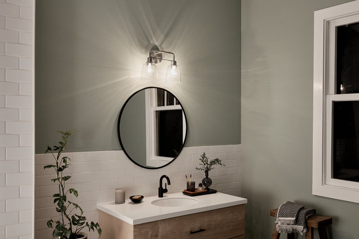 Kichler Canada - 55101NI - Two Light Bath - Meller - Nickel Textured