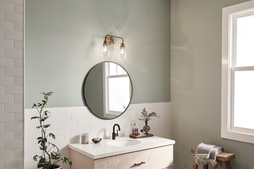 Kichler Canada - 55101CPZ - Two Light Bath - Meller - Champagne Bronze