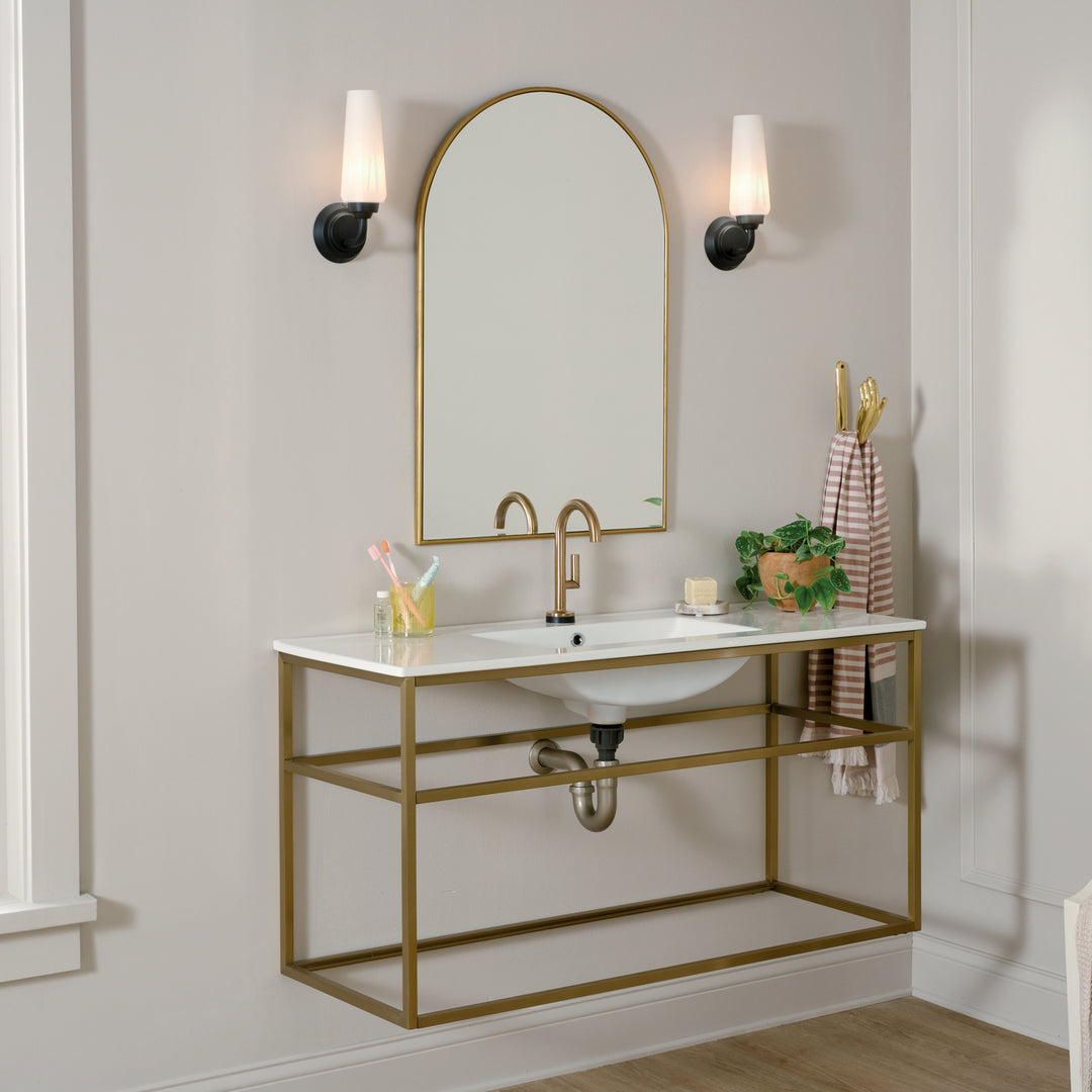 Kichler Canada - 55073BK - One Light Wall Sconce - Truby - Black