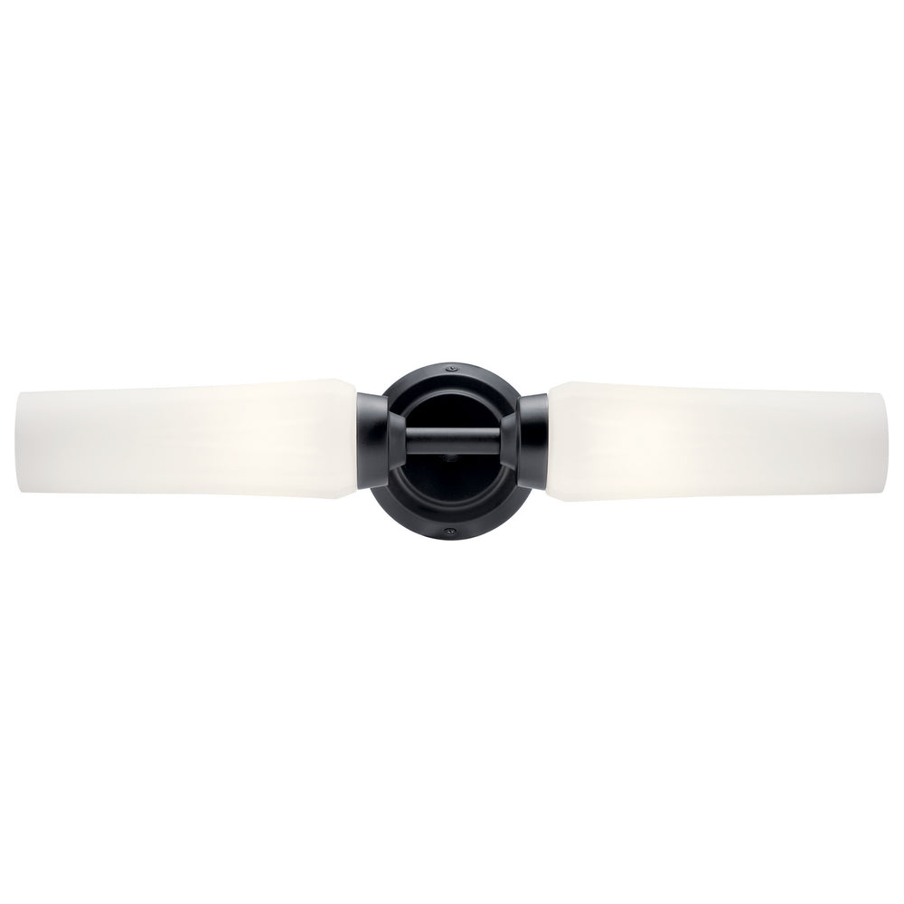 Kichler Canada - 55074BK - Two Light Wall Sconce - Truby - Black
