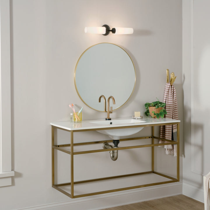 Kichler Canada - 55074BK - Two Light Wall Sconce - Truby - Black