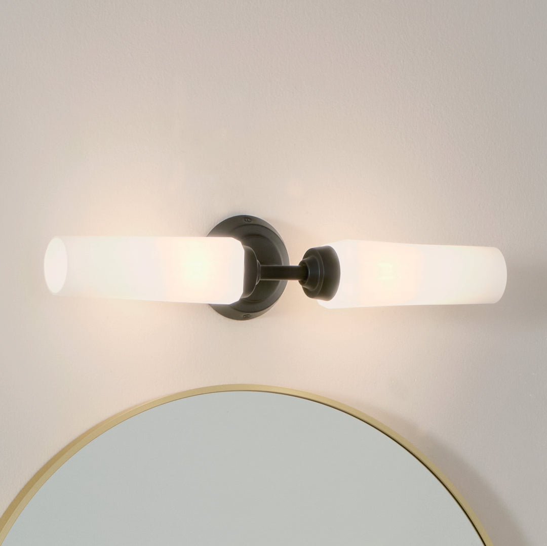 Kichler Canada - 55074BK - Two Light Wall Sconce - Truby - Black