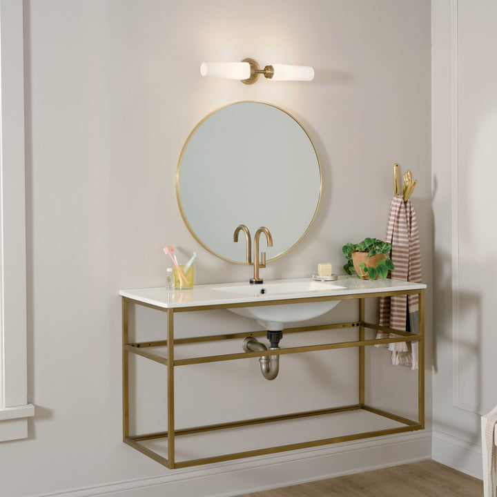 Kichler Canada - 55074CPZ - Two Light Wall Sconce - Truby - Champagne Bronze