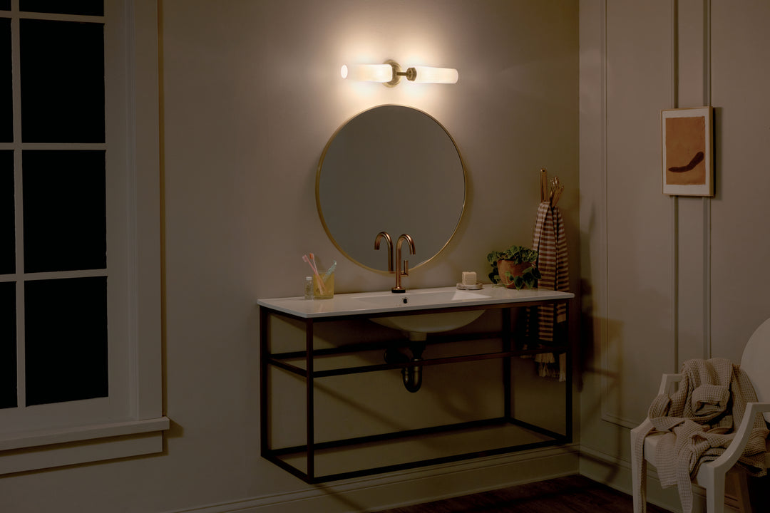 Kichler Canada - 55074CPZ - Two Light Wall Sconce - Truby - Champagne Bronze