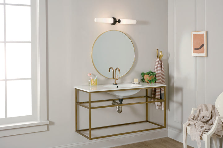 Kichler Canada - 55075BK - Two Light Bath - Truby - Black