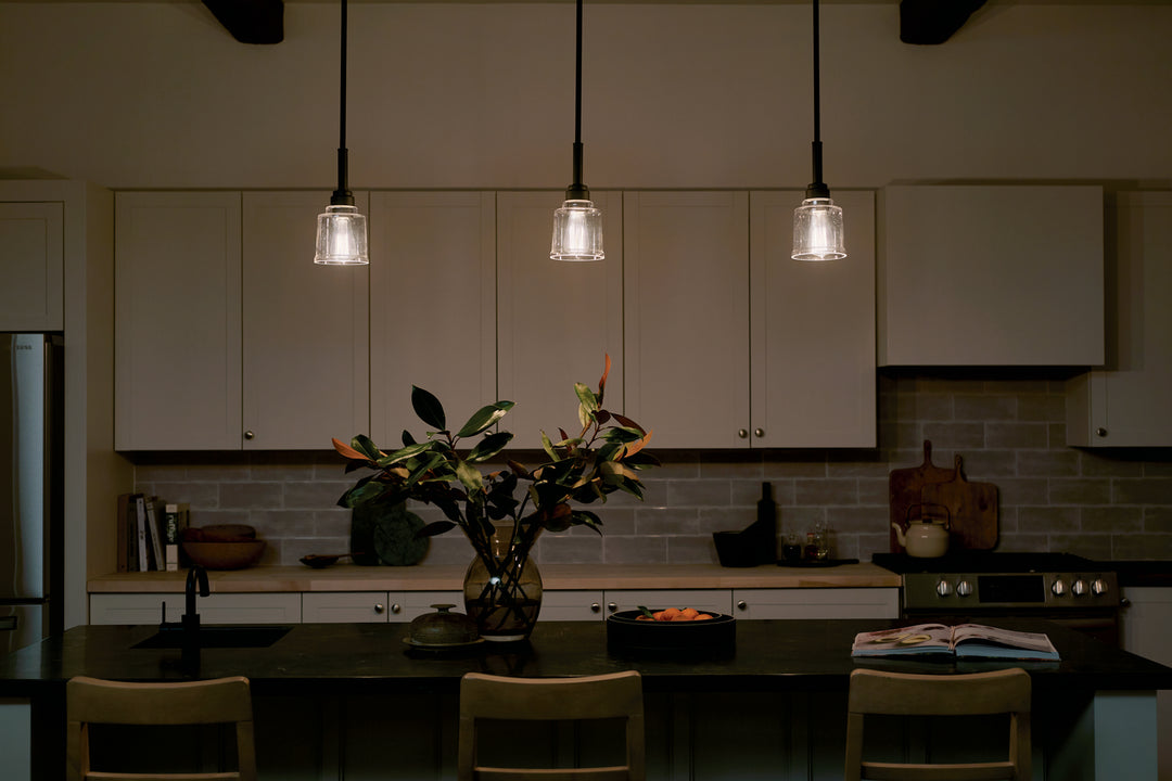 Kichler Canada - 52399BK - One Light Mini Pendant - Aivian - Black