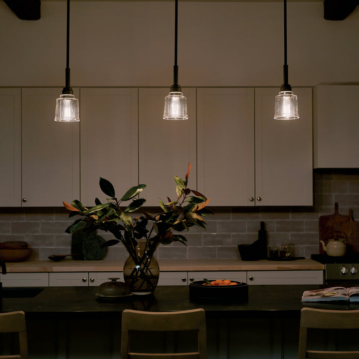 Kichler Canada - 52399BK - One Light Mini Pendant - Aivian - Black