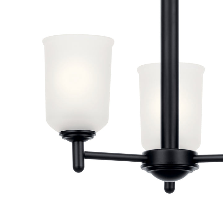 Kichler Canada - 43670BK - Three Light Mini Chandelier - Shailene - Black