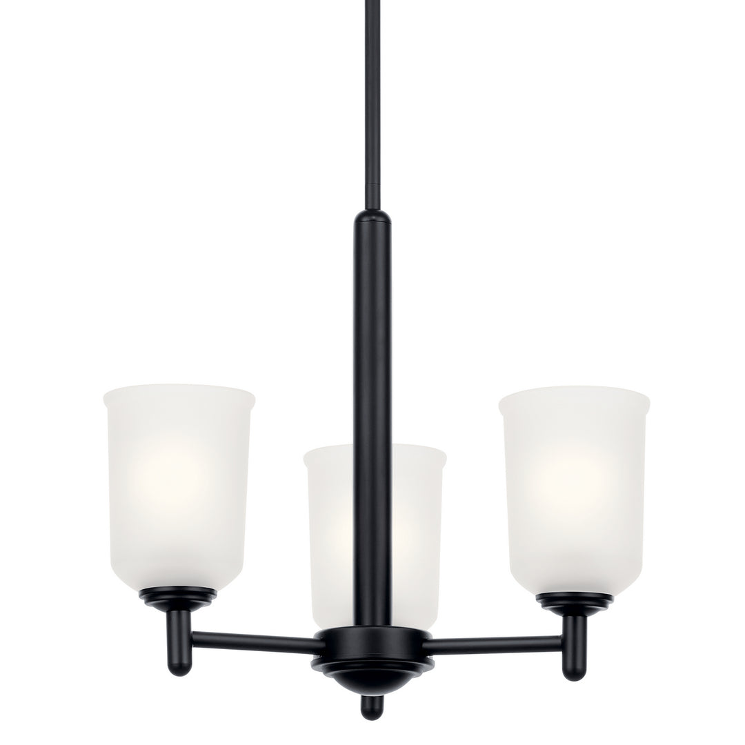 Kichler Canada - 43670BK - Three Light Mini Chandelier - Shailene - Black