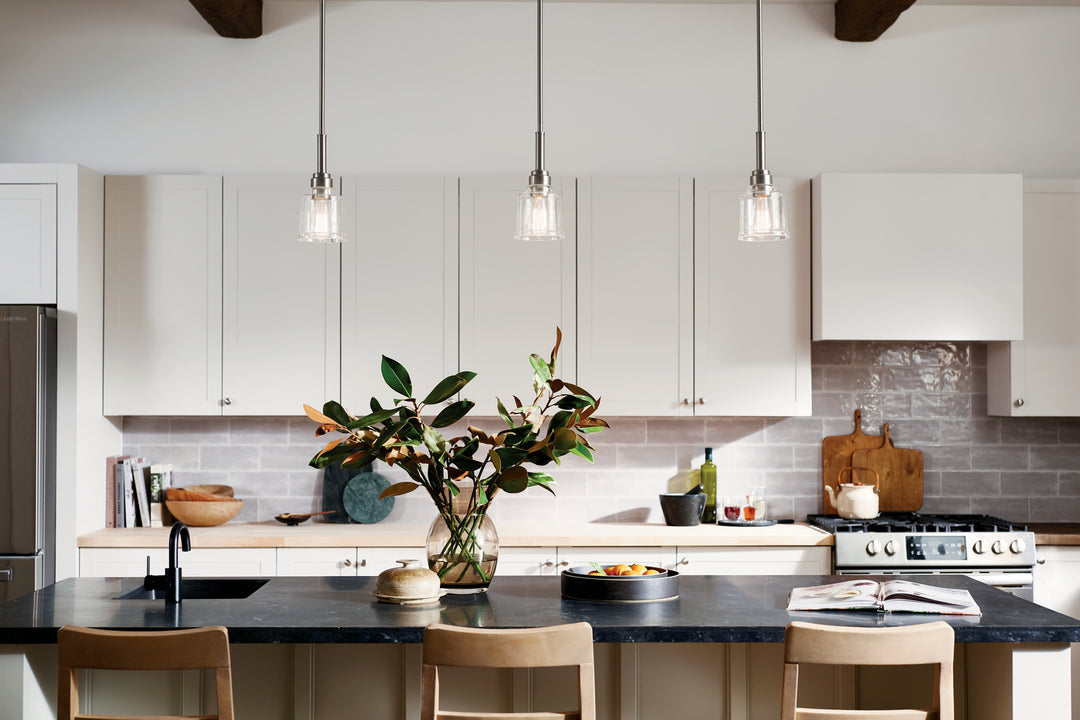 Kichler Canada - 52399NI - One Light Mini Pendant - Aivian - Nickel Textured