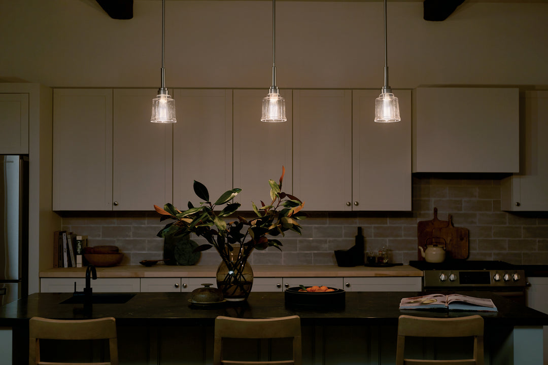 Kichler Canada - 52399NI - One Light Mini Pendant - Aivian - Nickel Textured