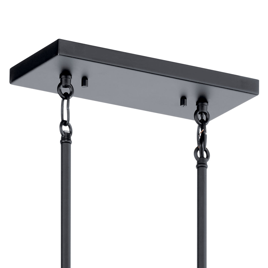 Kichler Canada - 52400BK - Eight Light Linear Chandelier - Aivian - Black