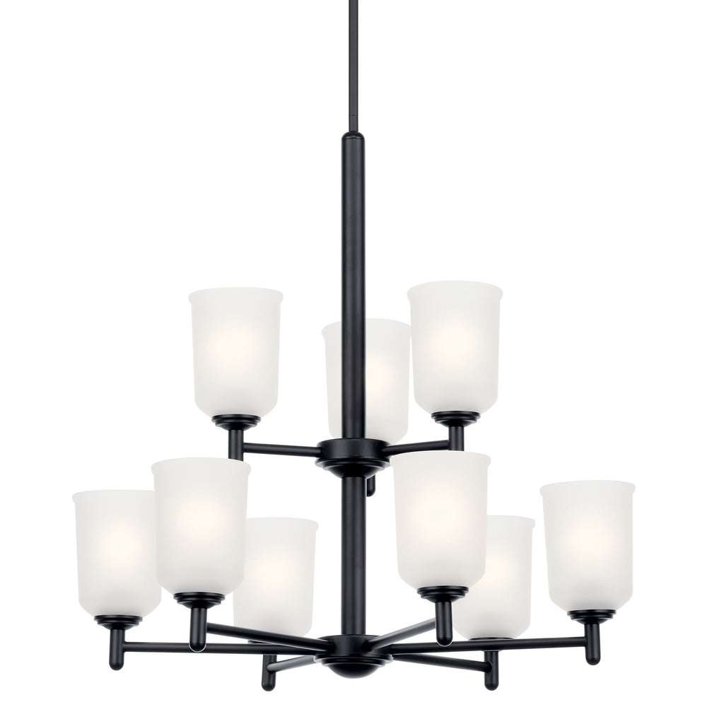 Kichler Canada - 43672BK - Nine Light Chandelier - Shailene - Black