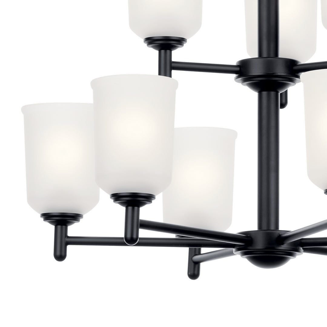 Kichler Canada - 43672BK - Nine Light Chandelier - Shailene - Black