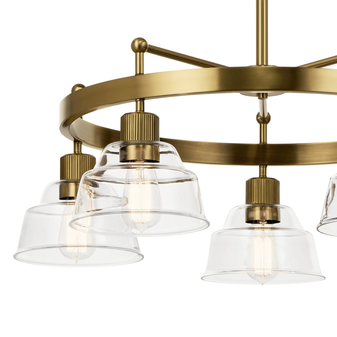 Kichler Canada - 52403BNB - Five Light Chandelier - Eastmont - Brushed Brass