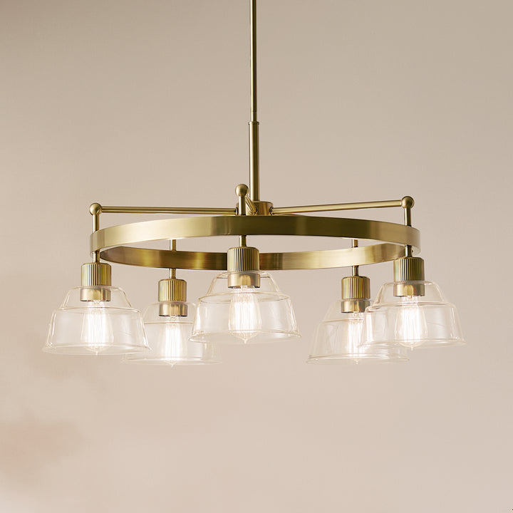 Kichler Canada - 52403BNB - Five Light Chandelier - Eastmont - Brushed Brass