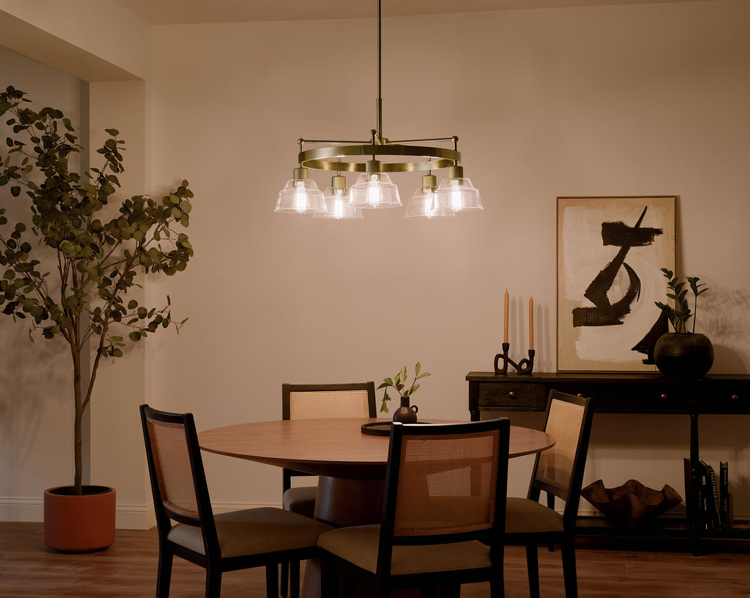Kichler Canada - 52403BNB - Five Light Chandelier - Eastmont - Brushed Brass