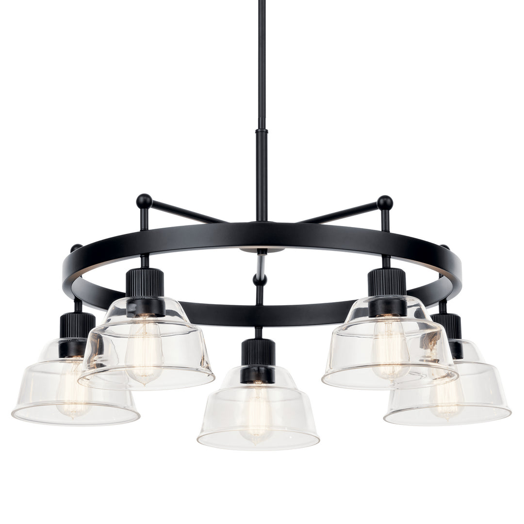 Kichler Canada - 52403BK - Five Light Chandelier - Eastmont - Black