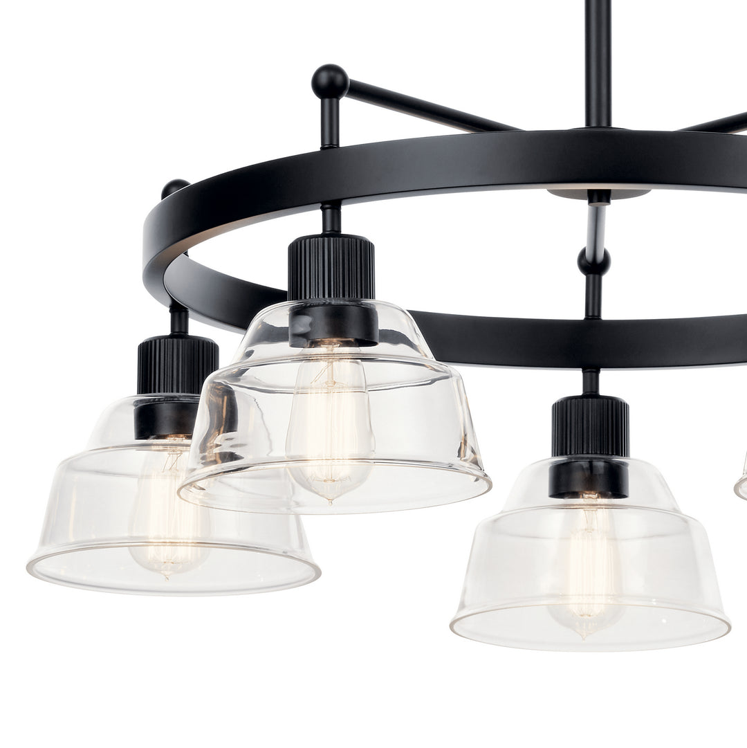 Kichler Canada - 52403BK - Five Light Chandelier - Eastmont - Black