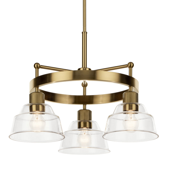 Kichler Canada - 52402BNB - Three Light Chandelier - Eastmont - Brushed Brass