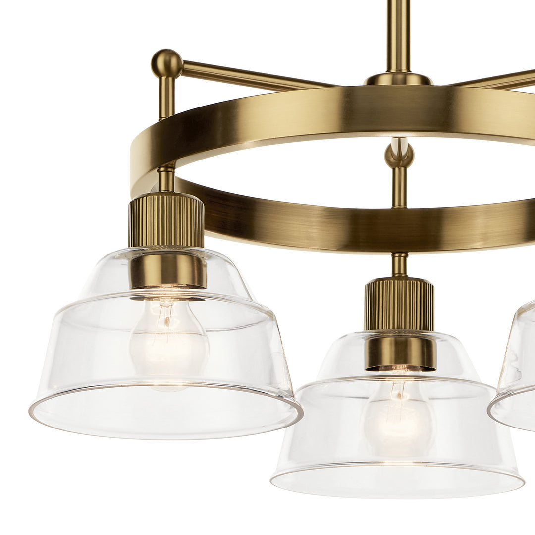 Kichler Canada - 52402BNB - Three Light Chandelier - Eastmont - Brushed Brass
