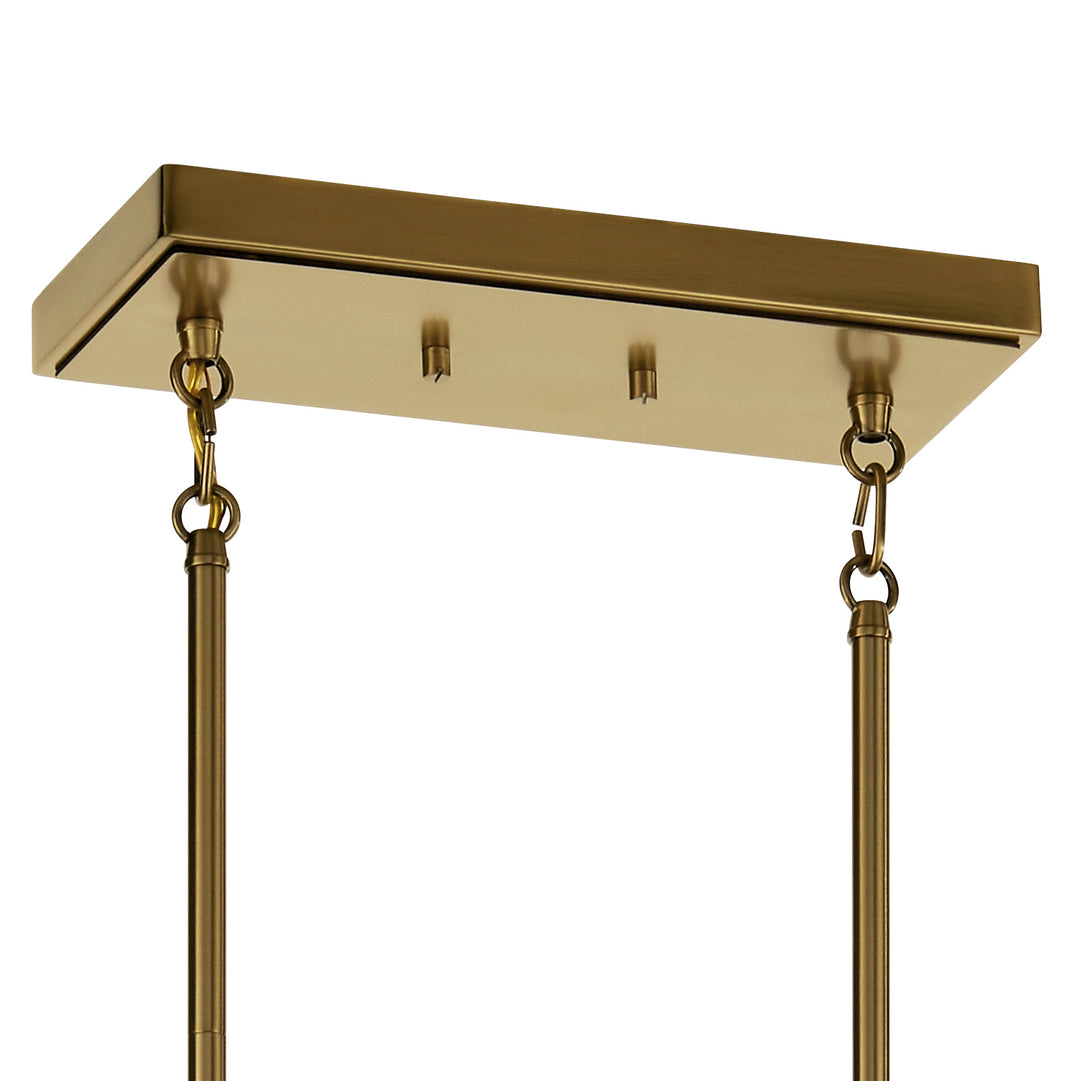 Kichler Canada - 52404BNB - Five Light Linear Chandelier - Eastmont - Brushed Brass
