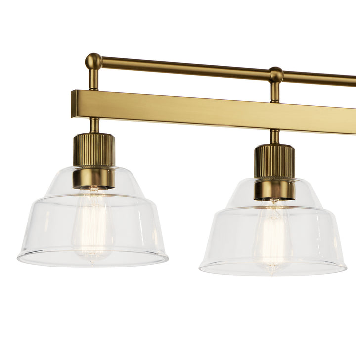 Kichler Canada - 52404BNB - Five Light Linear Chandelier - Eastmont - Brushed Brass